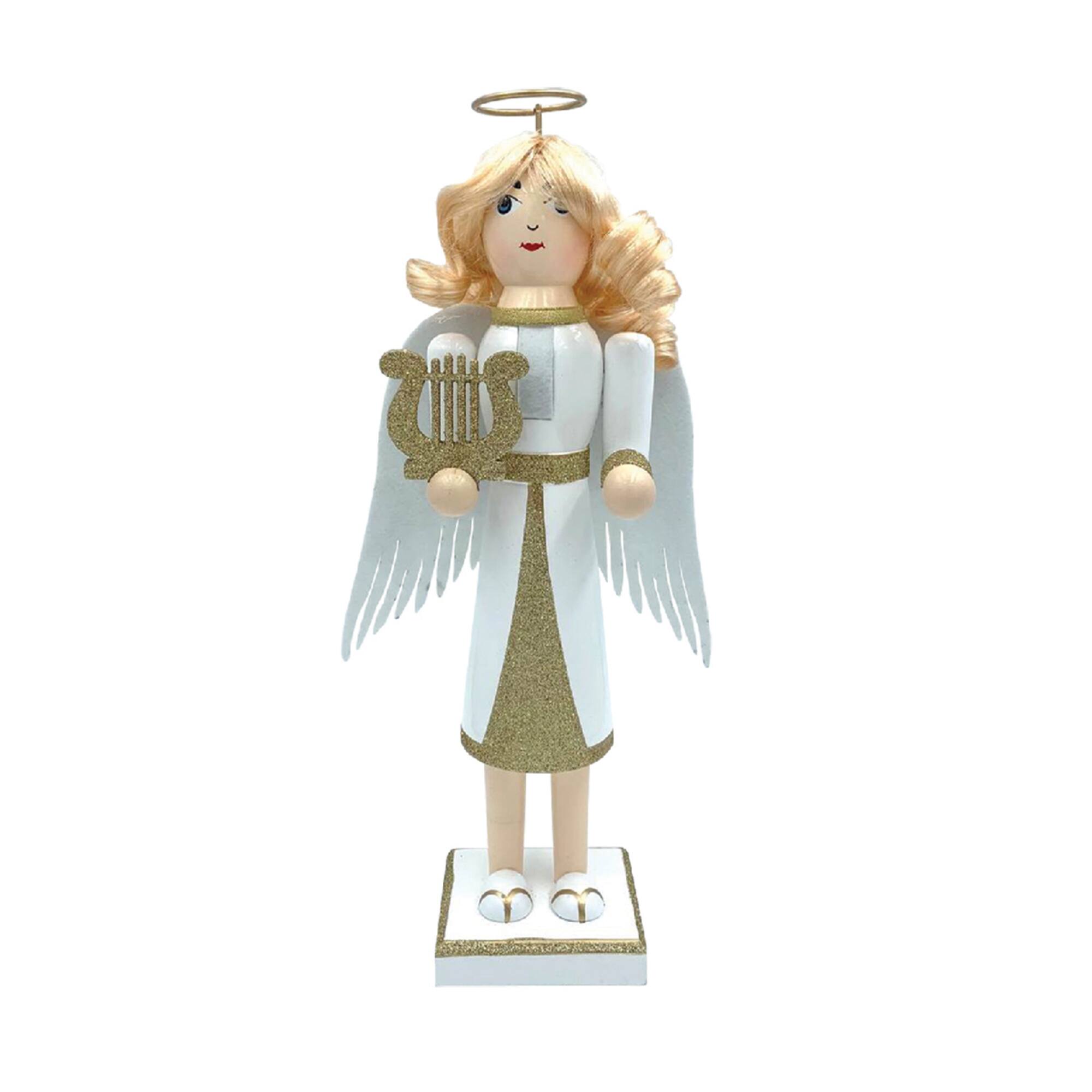 Santa's Workshop 14" Angel Nutcracker